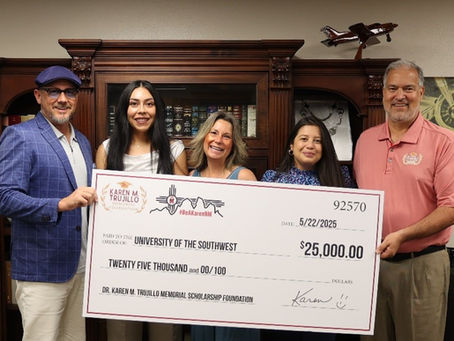 University of the Southwest Receives $25,000 Endowment Gift from the Dr. Karen M. Trujillo Memorial Foundation to Support Future Educators